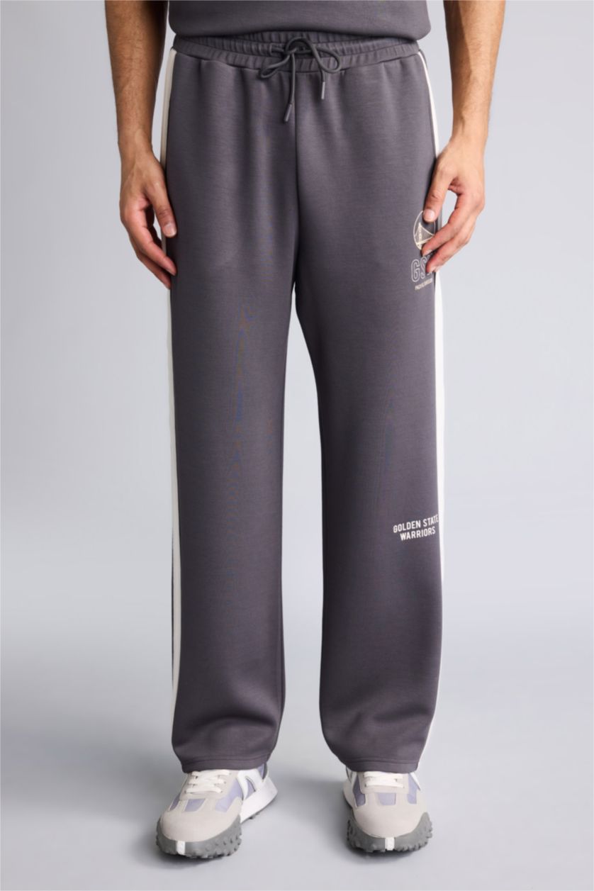 MAN Anthracite NBA Golden State Warriors Standard Fit Modal Joggers