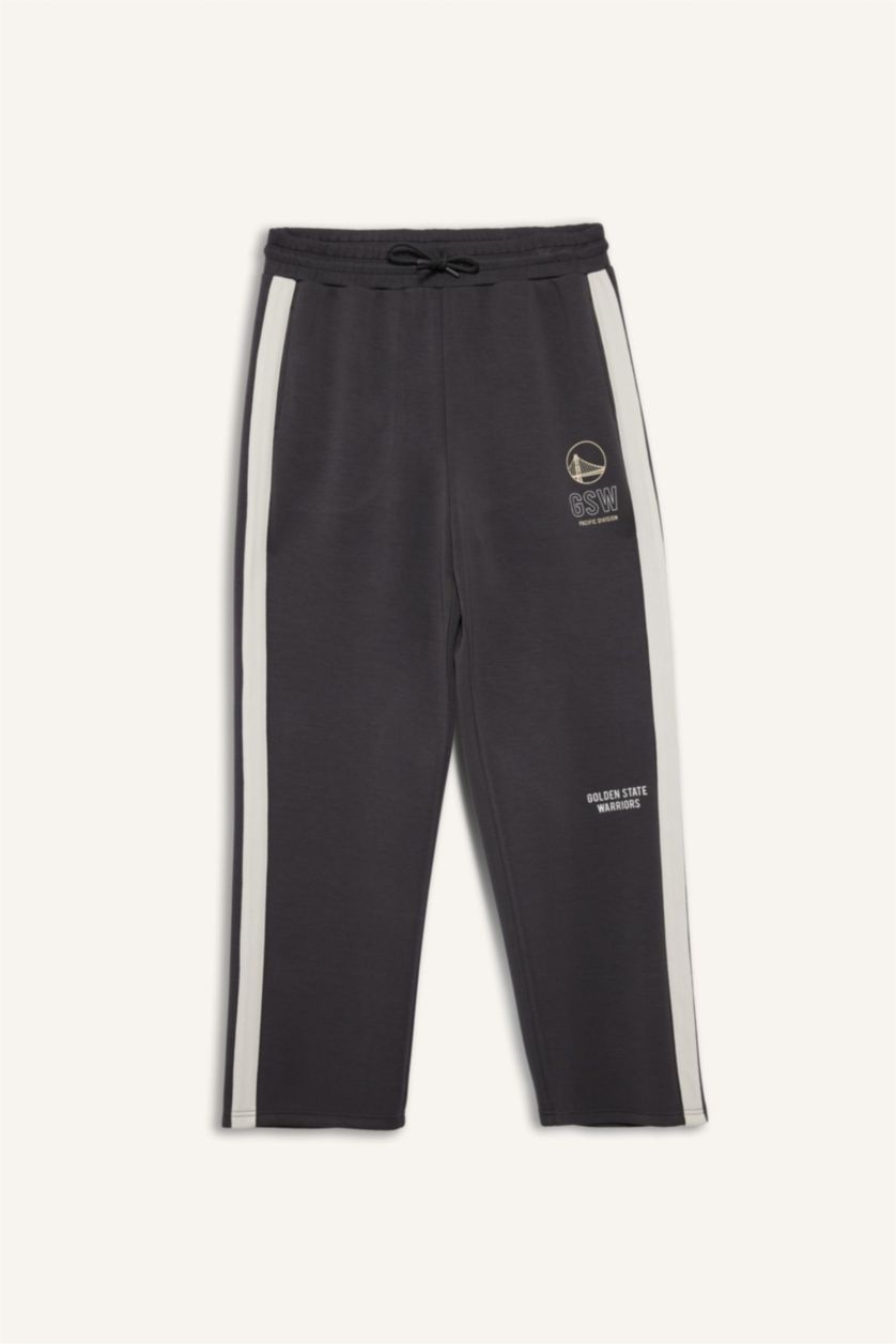 MAN Anthracite NBA Golden State Warriors Standard Fit Modal Joggers