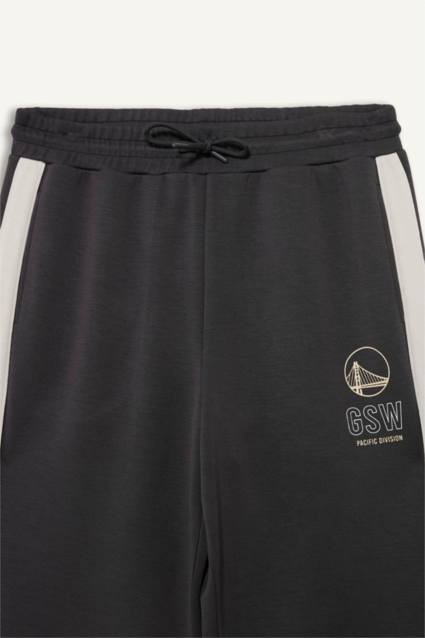 MAN Anthracite NBA Golden State Warriors Standard Fit Modal Joggers