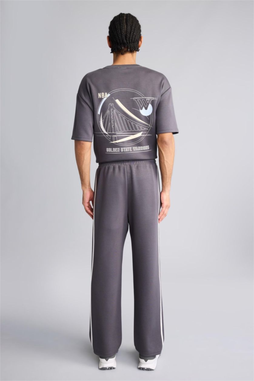 Мужчины Антрацит Джоггеры из модала NBA Golden State Warriors Standart Fit