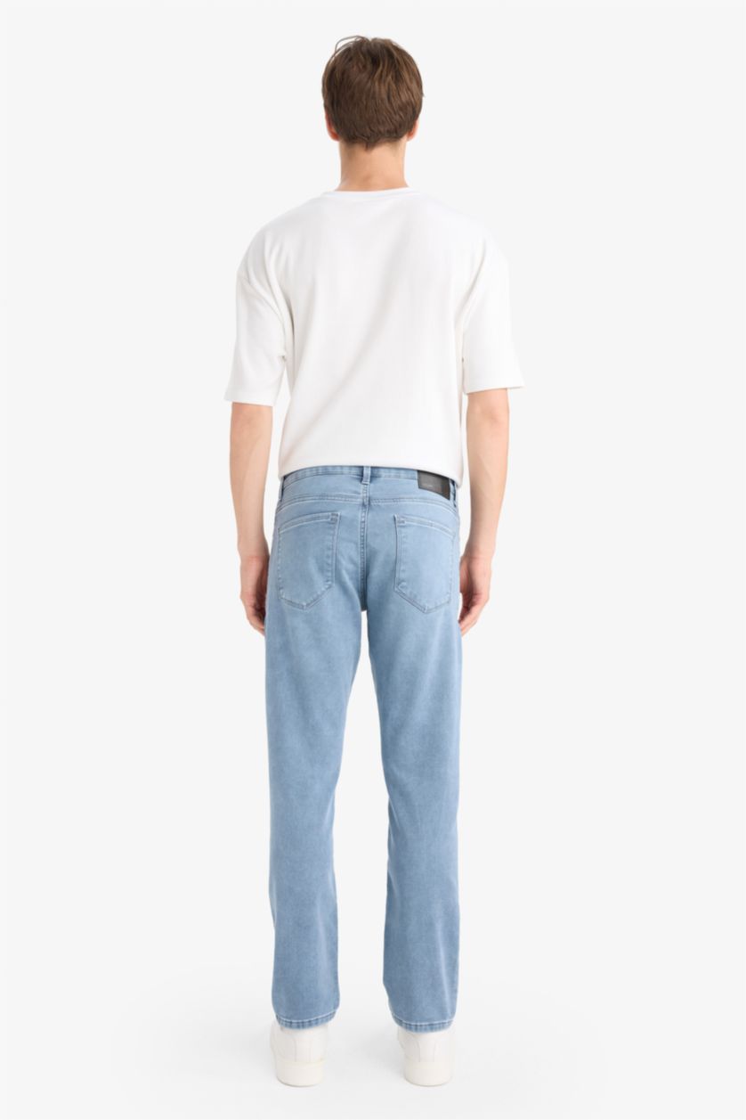 رجالي LIGHT BLUE GREY بنطلون جينز بيدرو سليم فيت