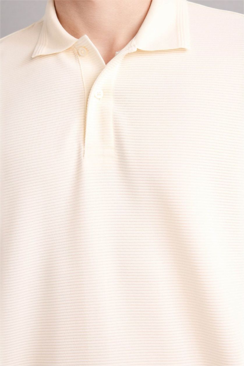 رجال بيج فاتح تيشيرت بولو نص ردن