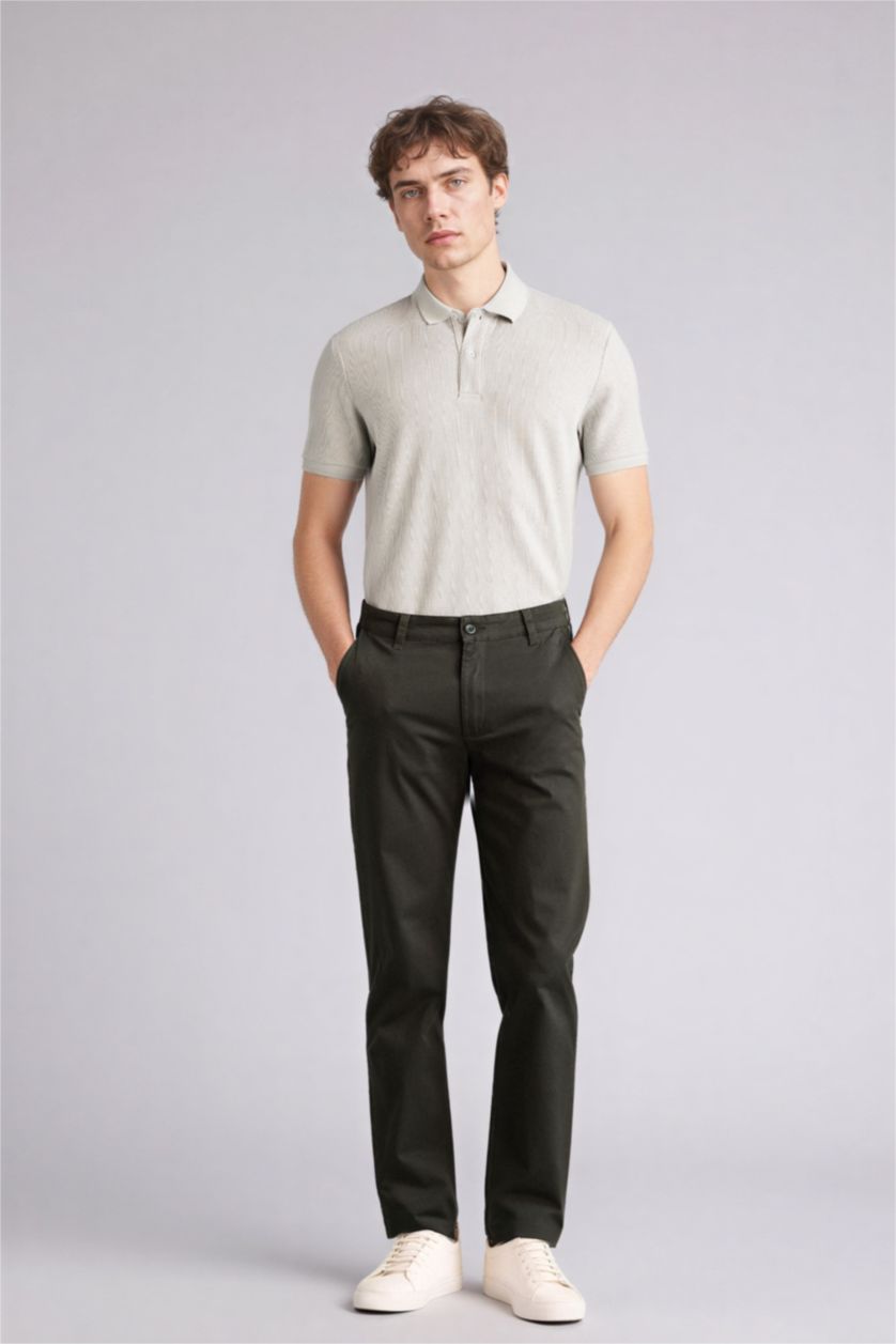 رجال رمادي تيشيرت بولو نص ردن