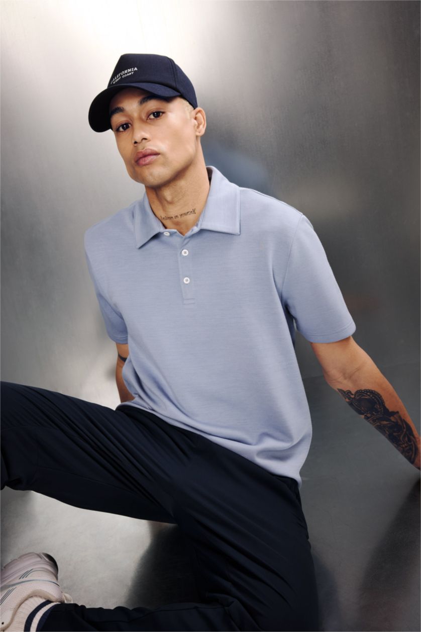 HOMME Mat Mavi Polo de sport en modal