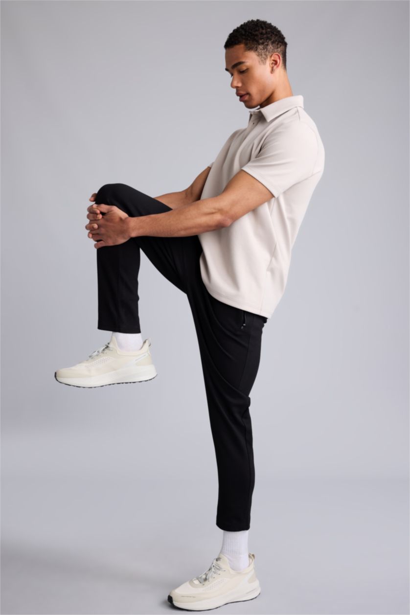 Erkek Taş Standart Fit Kısa kollu Polo Tişört