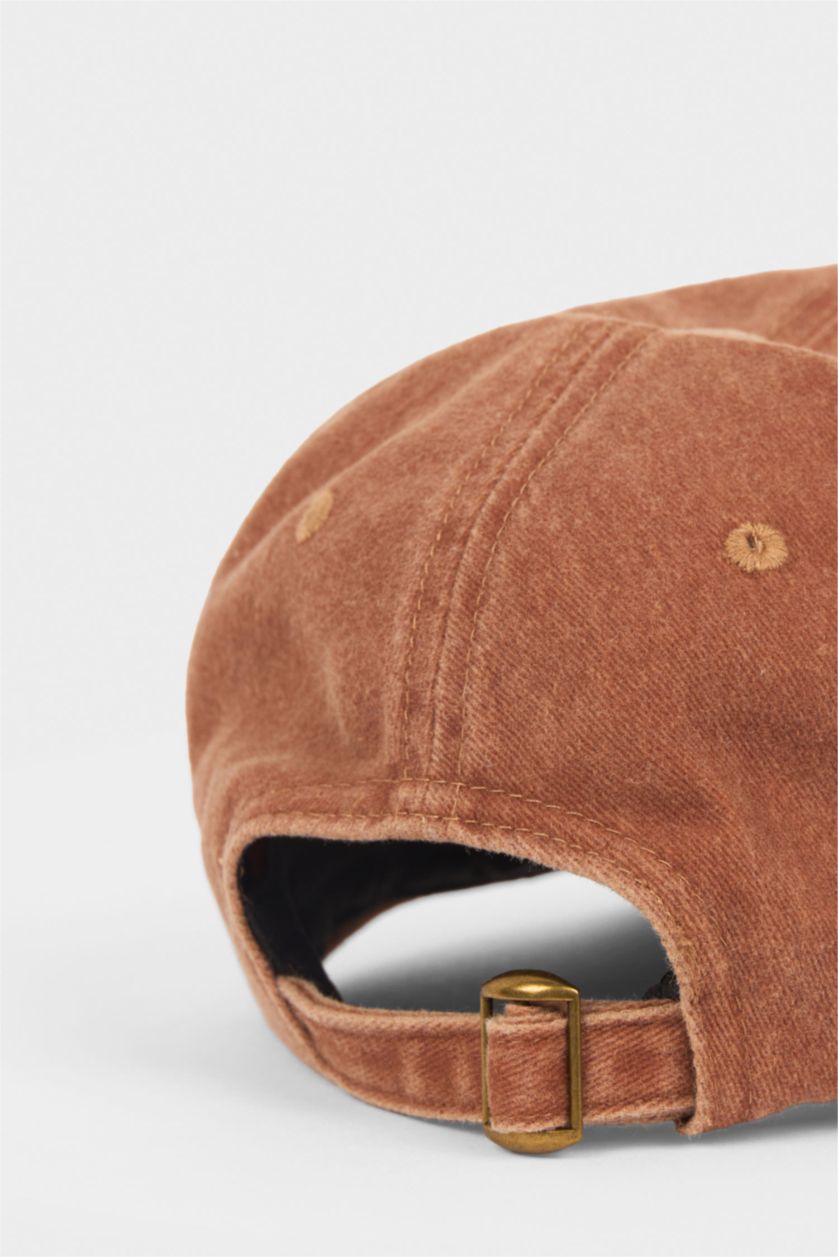 Kadın Açık Kahve Kadın Pamuklu Bucket Şapka