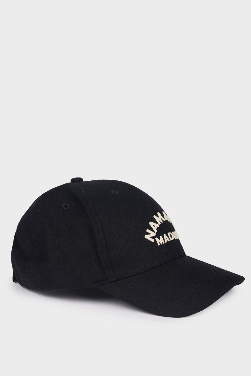 Kadın Siyah Kadın Pamuklu Bucket Şapka