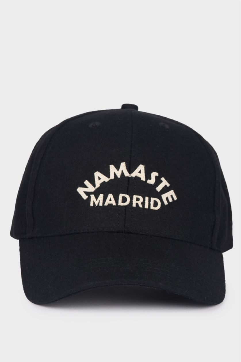 Kadın Siyah Kadın Pamuklu Bucket Şapka