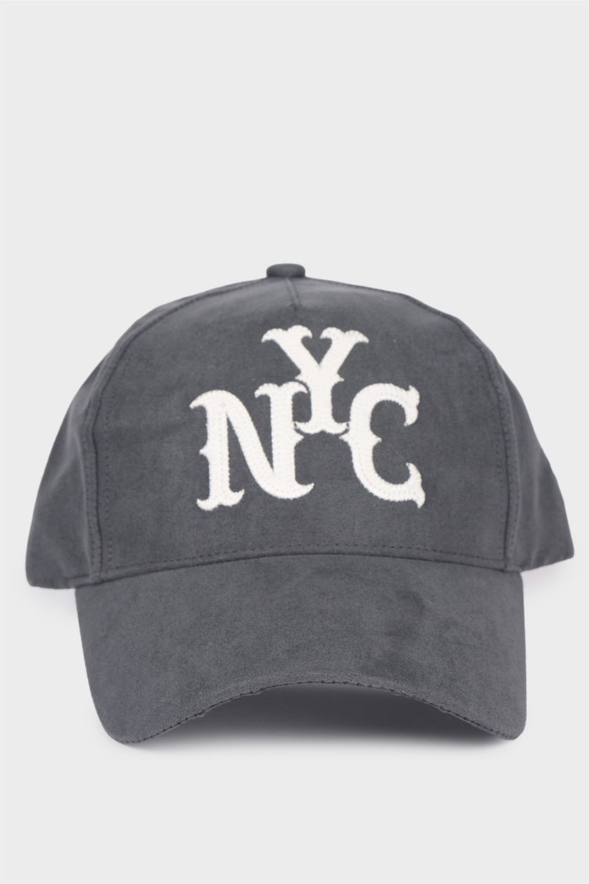 Woman Grey Woman Cotton Hat