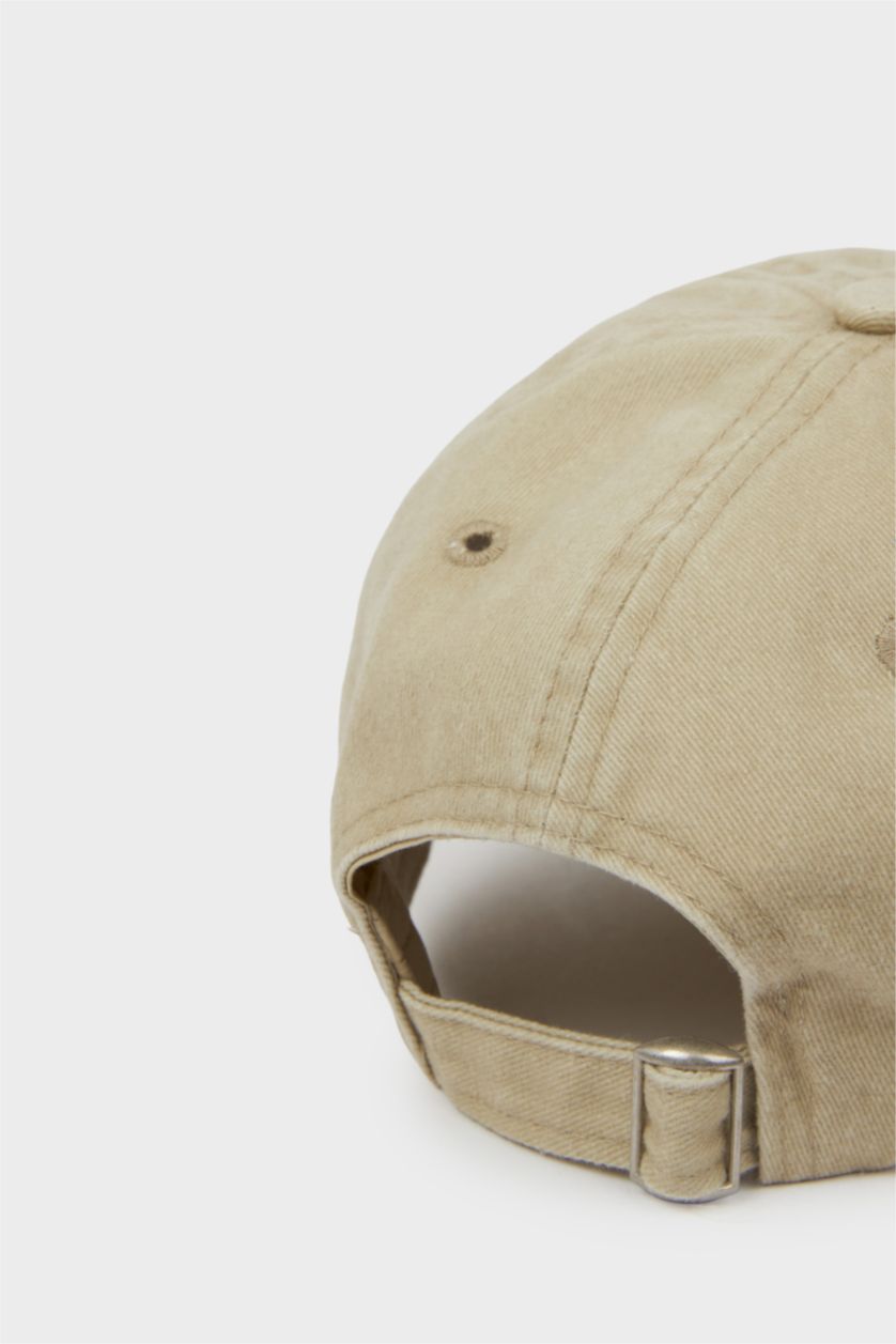 نساء بيج فاتح قبعة قطن