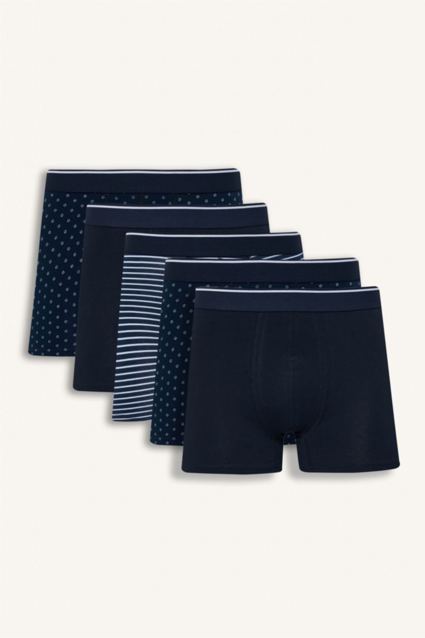 Men NAVY Regular Fit 5 Piece
