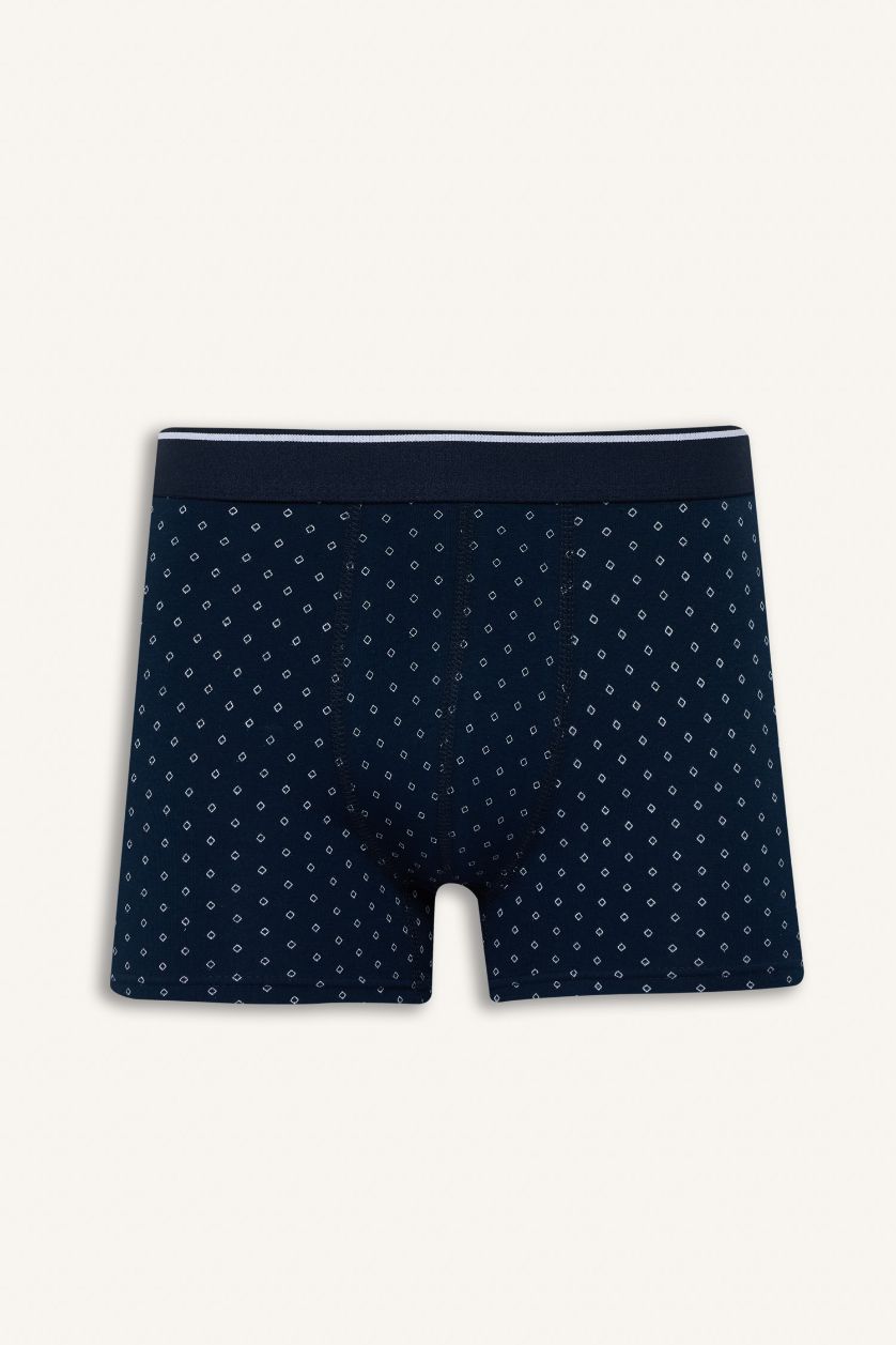 رجال كحلي بوكسر مخطط قصة عادية - 5 قطع