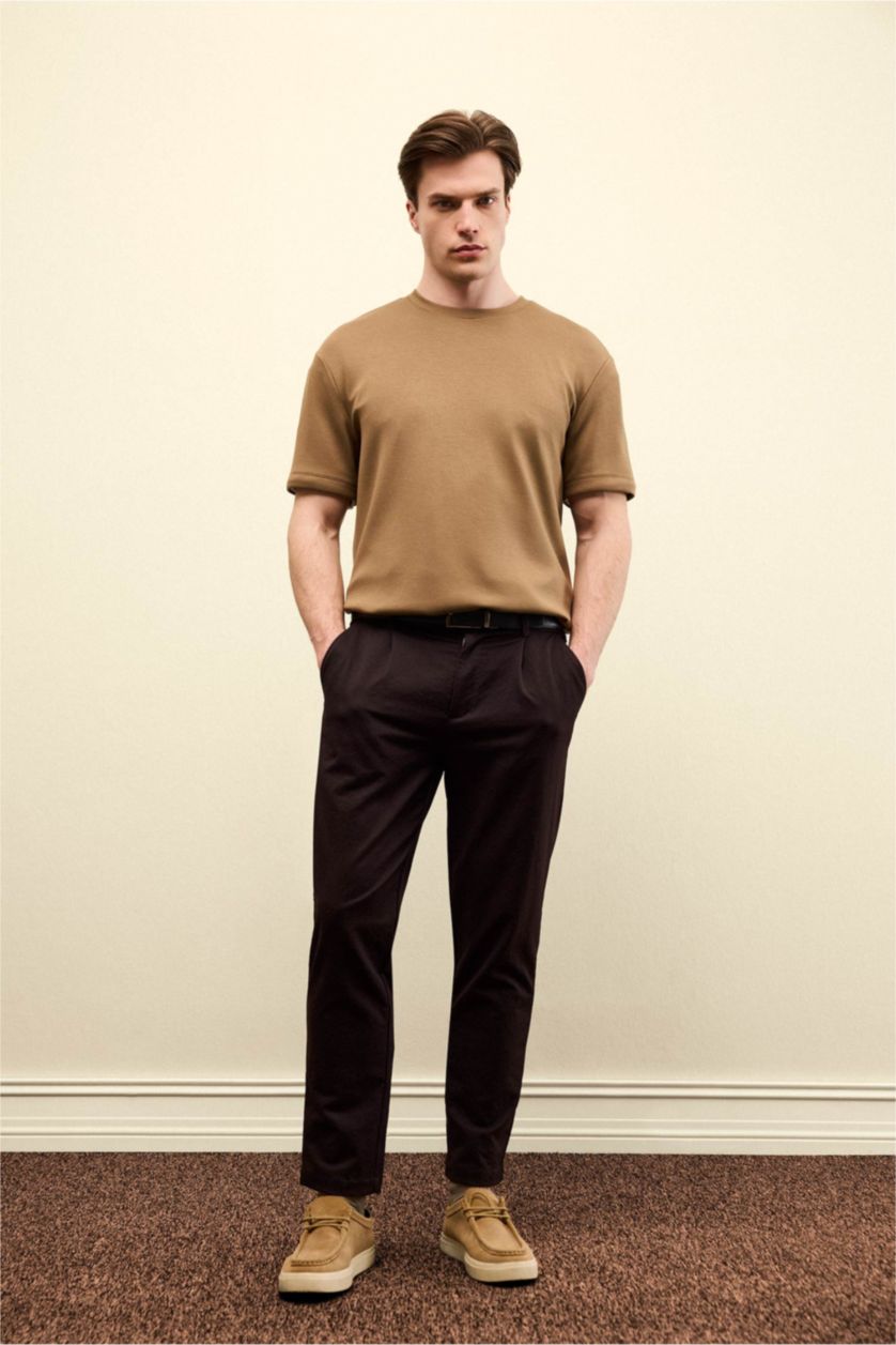 MAN Teak Regular Fit Crew Neck Short Sleeve T-Shirt