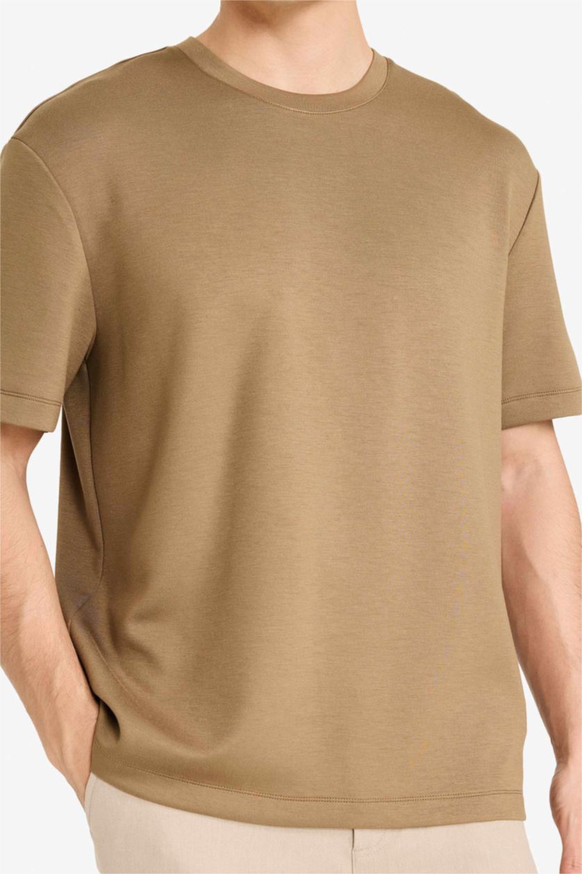 MAN Teak Regular Fit Crew Neck Short Sleeve T-Shirt