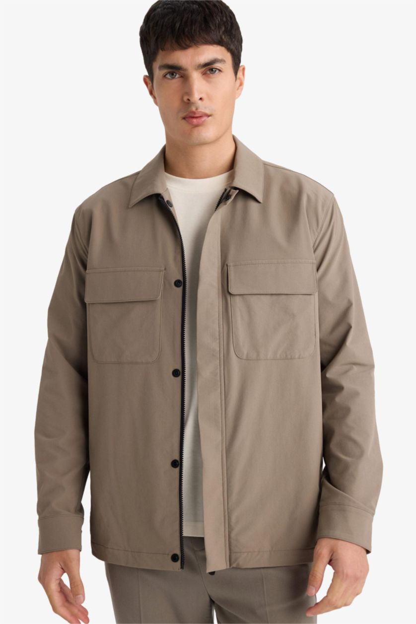 MAN Teak Regular Fit Long Sleeve Overshirt