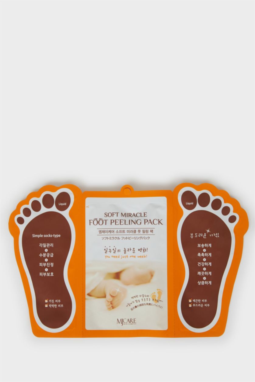 Kadın Karma Mjcare Miracle Ayak Peeling Maskesi – Çorap Tipi Soyulan Topuk ve Ayak Derisi Temizleyici (1'li Foot Peeling Pack)