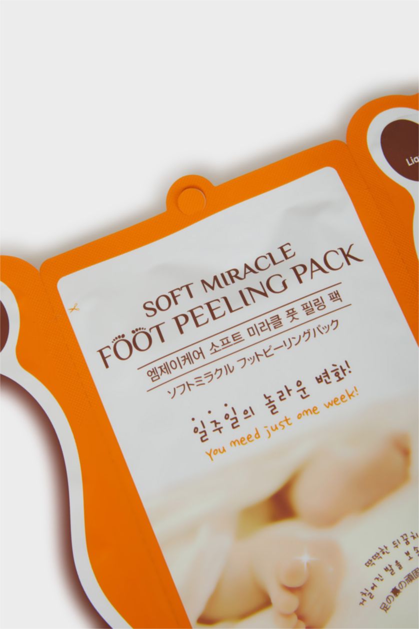 Kadın Karma Mjcare Miracle Ayak Peeling Maskesi – Çorap Tipi Soyulan Topuk ve Ayak Derisi Temizleyici (1'li Foot Peeling Pack)