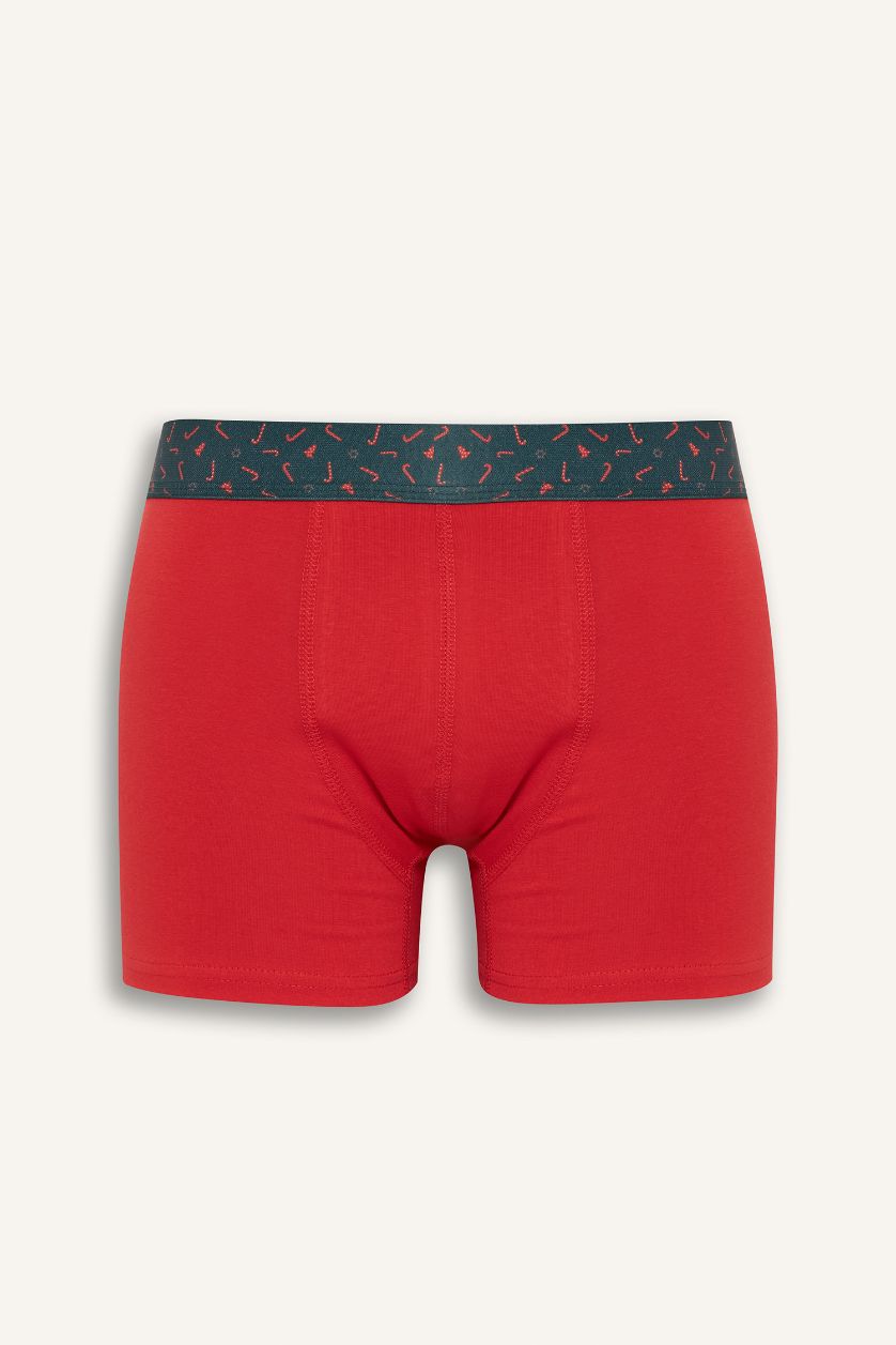 Erkek Lacivert Regular Fit 3'lü Boxer