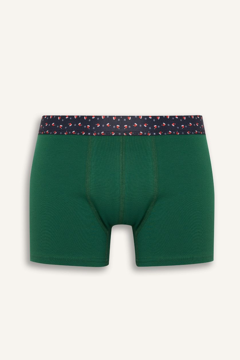 Erkek Lacivert Regular Fit 3'lü Boxer