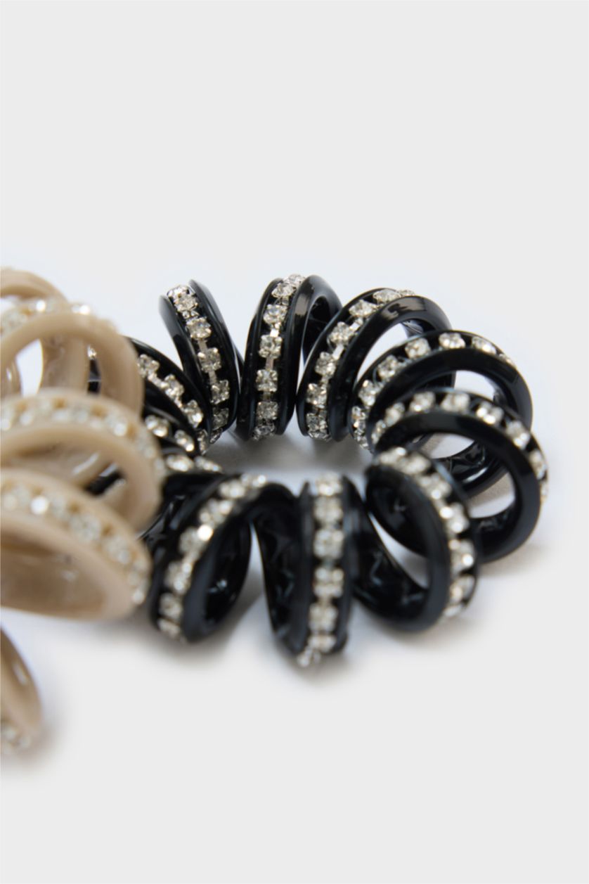 Kadın Karma Kadın 2'li Spiral Lastik Toka