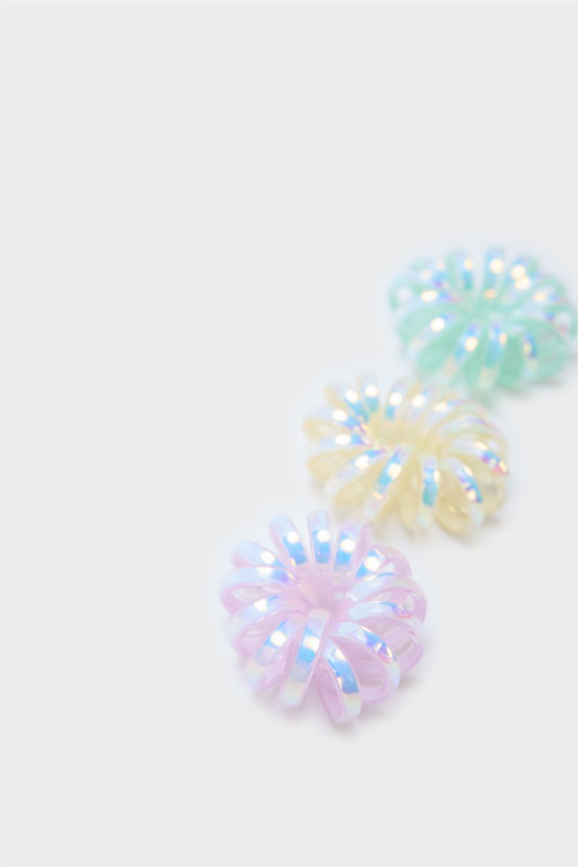 Kadın Karma Kadın 3'lü Spiral Lastik Toka