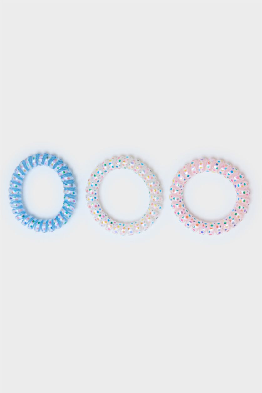 Kadın Karma Kadın 3'lü Spiral Lastik Toka