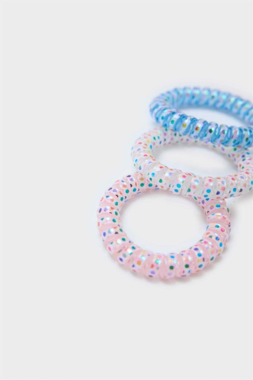 Kadın Karma Kadın 3'lü Spiral Lastik Toka