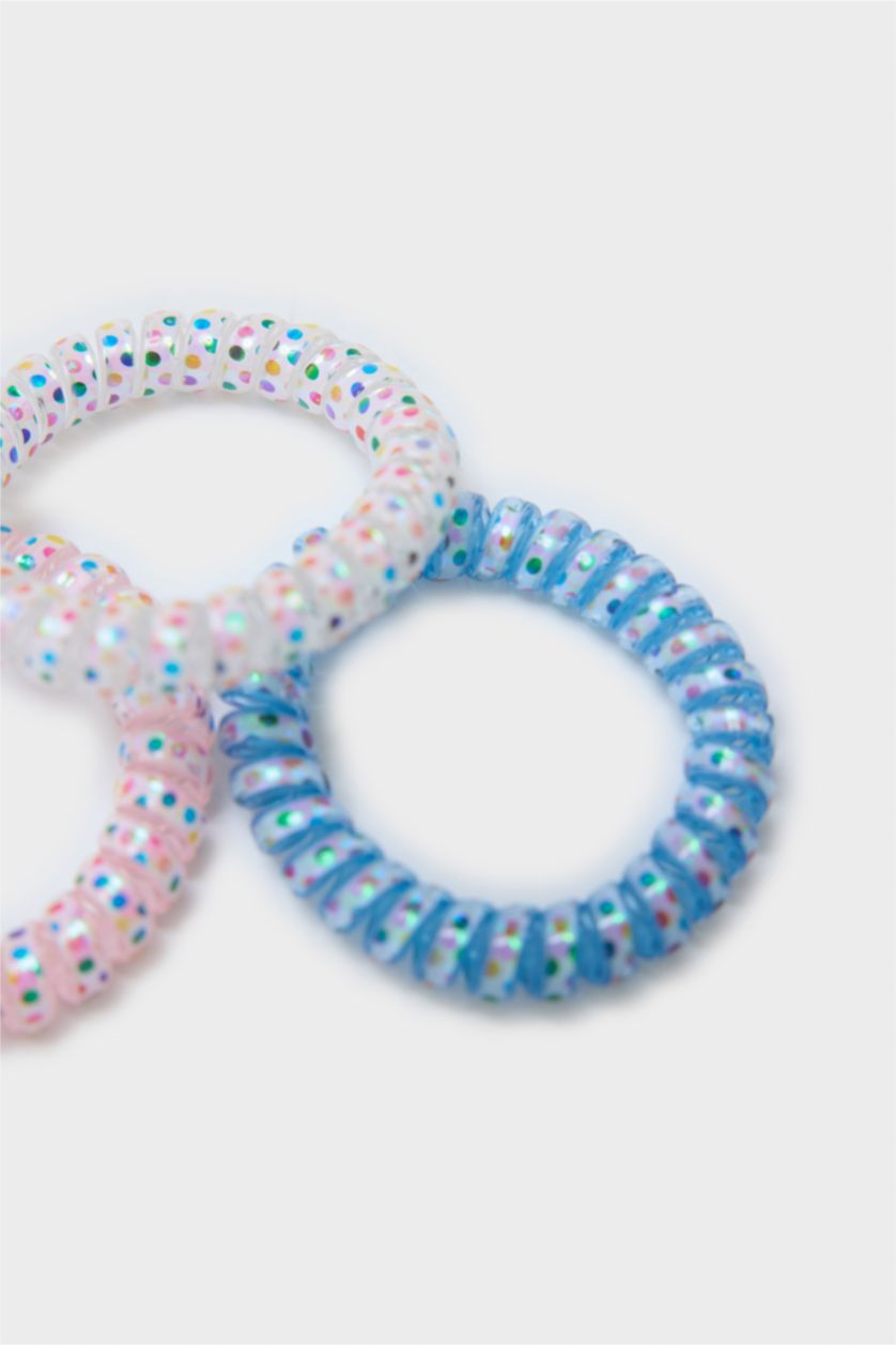 Kadın Karma Kadın 3'lü Spiral Lastik Toka