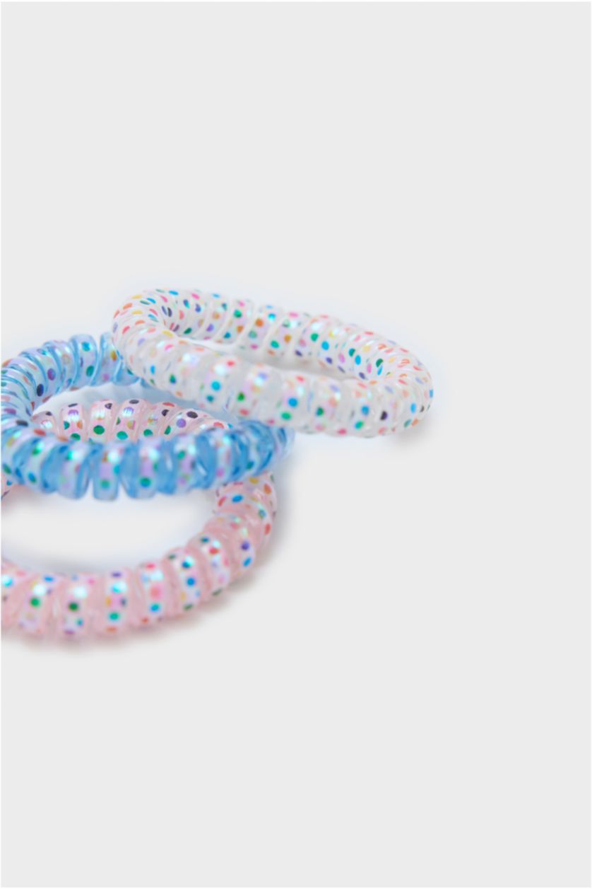 Kadın Karma Kadın 3'lü Spiral Lastik Toka