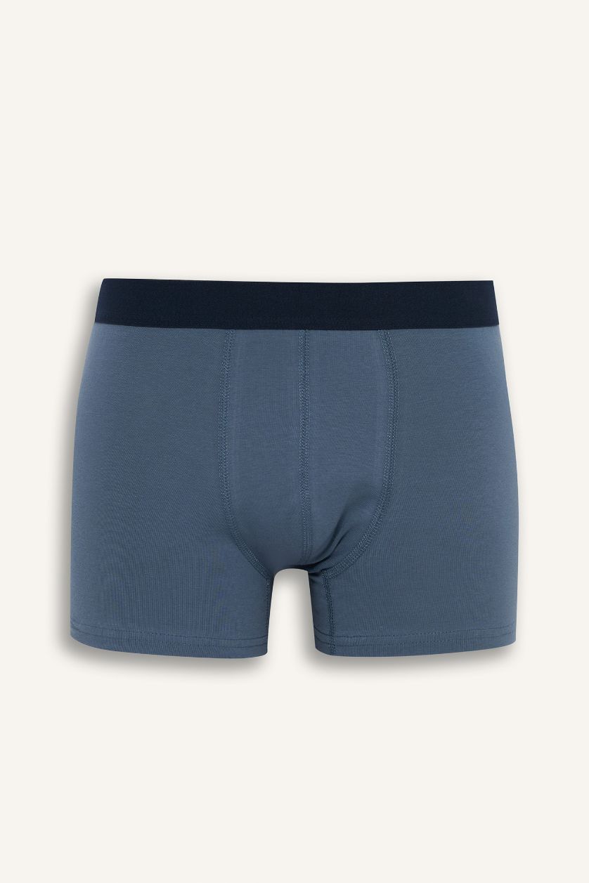 Erkek Lacivert Regular Fit 3'lü Boxer