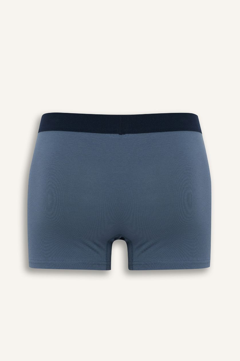 Erkek Lacivert Regular Fit 3'lü Boxer