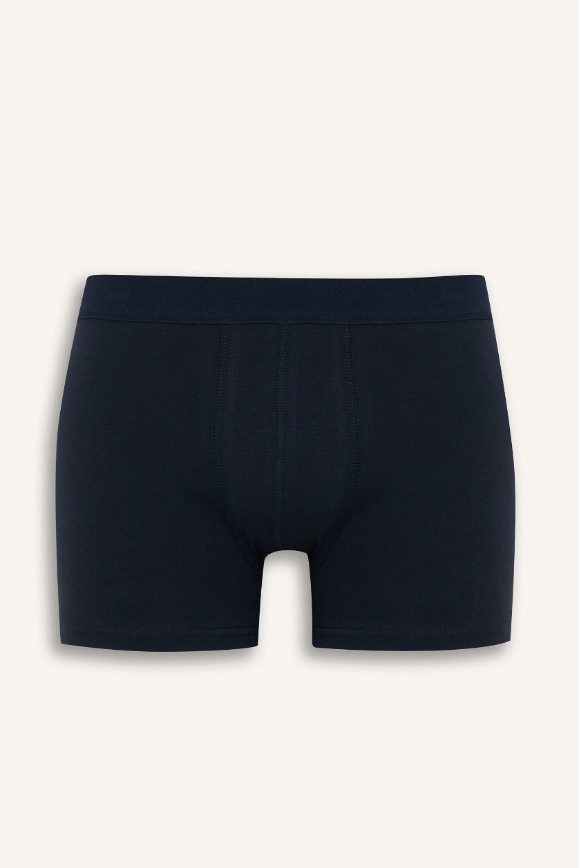 Erkek Lacivert Regular Fit 3'lü Boxer