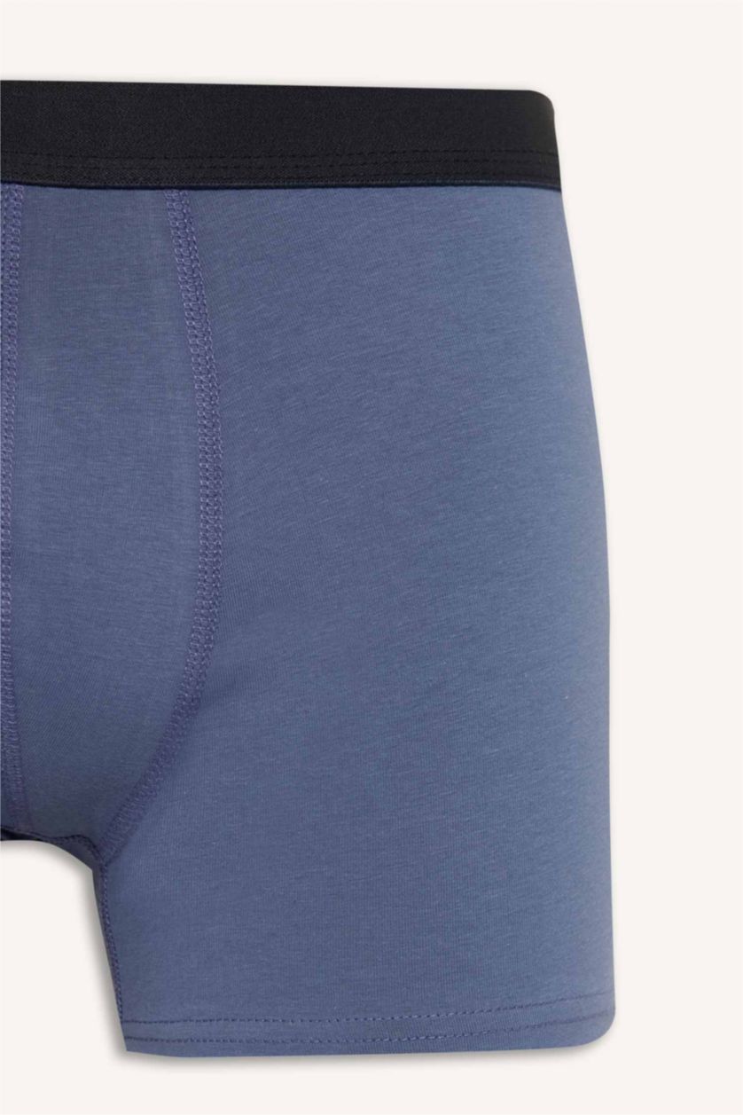 Erkek Lacivert Regular Fıt 3'lü Boxer