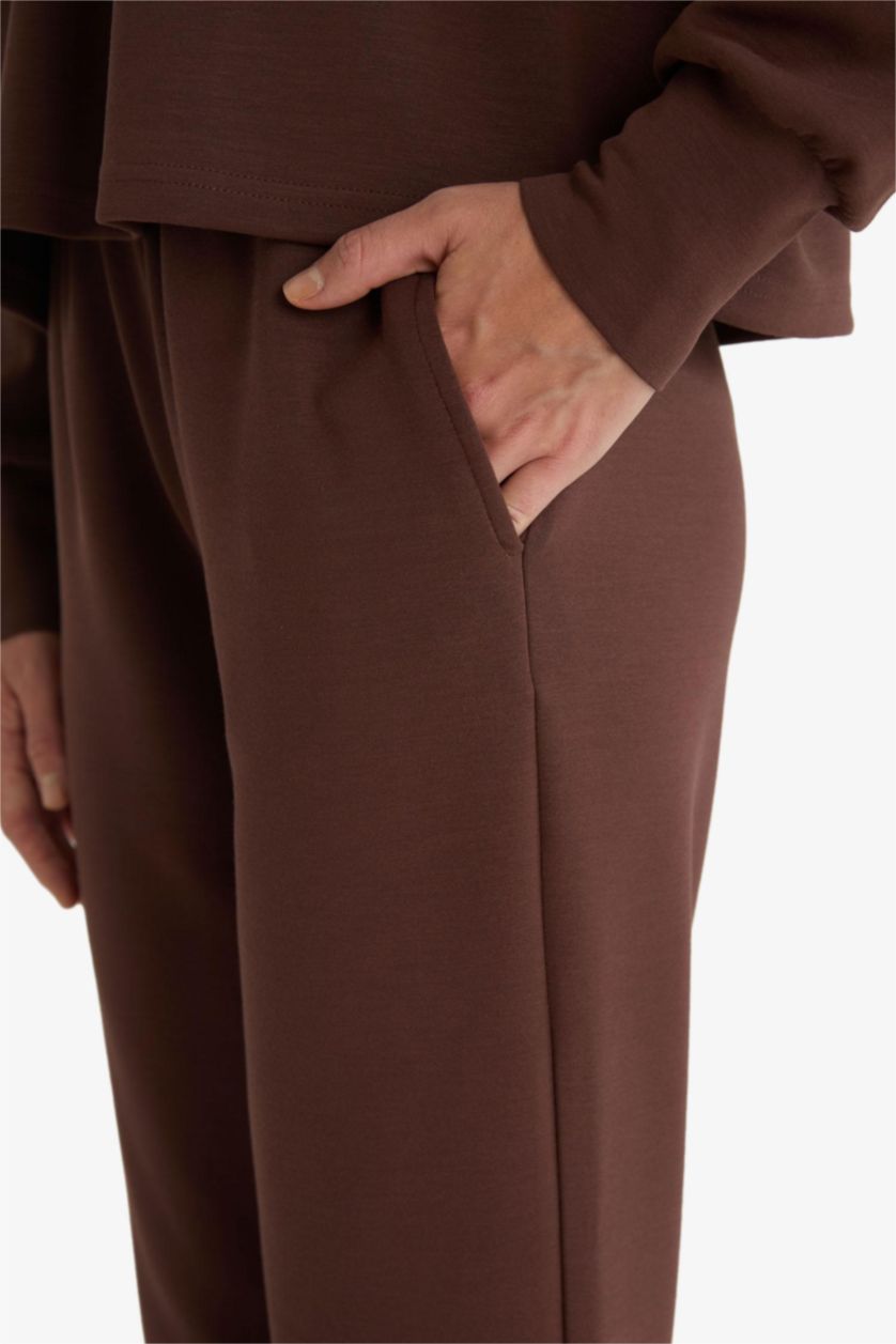 Kadın Kahve Modal Jogger Eşofman Altı