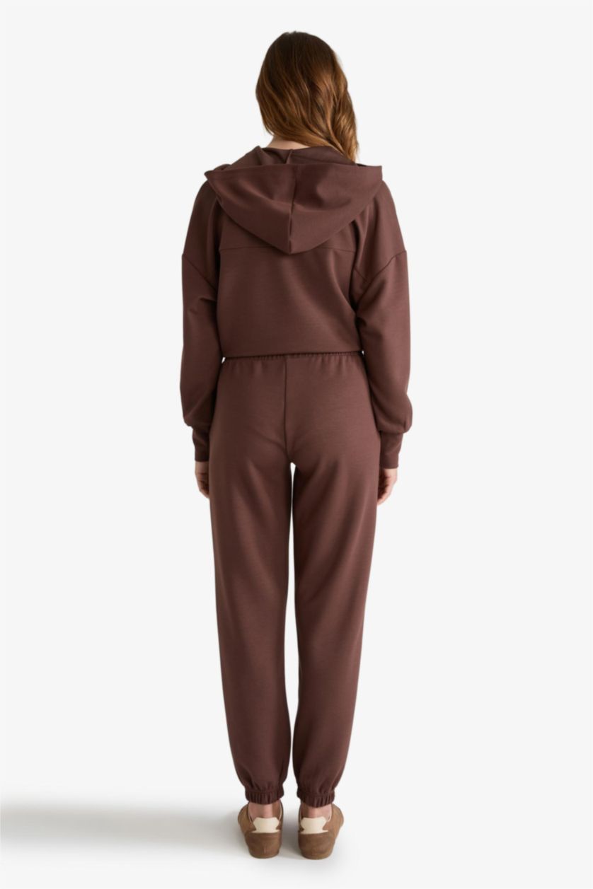 Kadın Kahve Modal Jogger Eşofman Altı