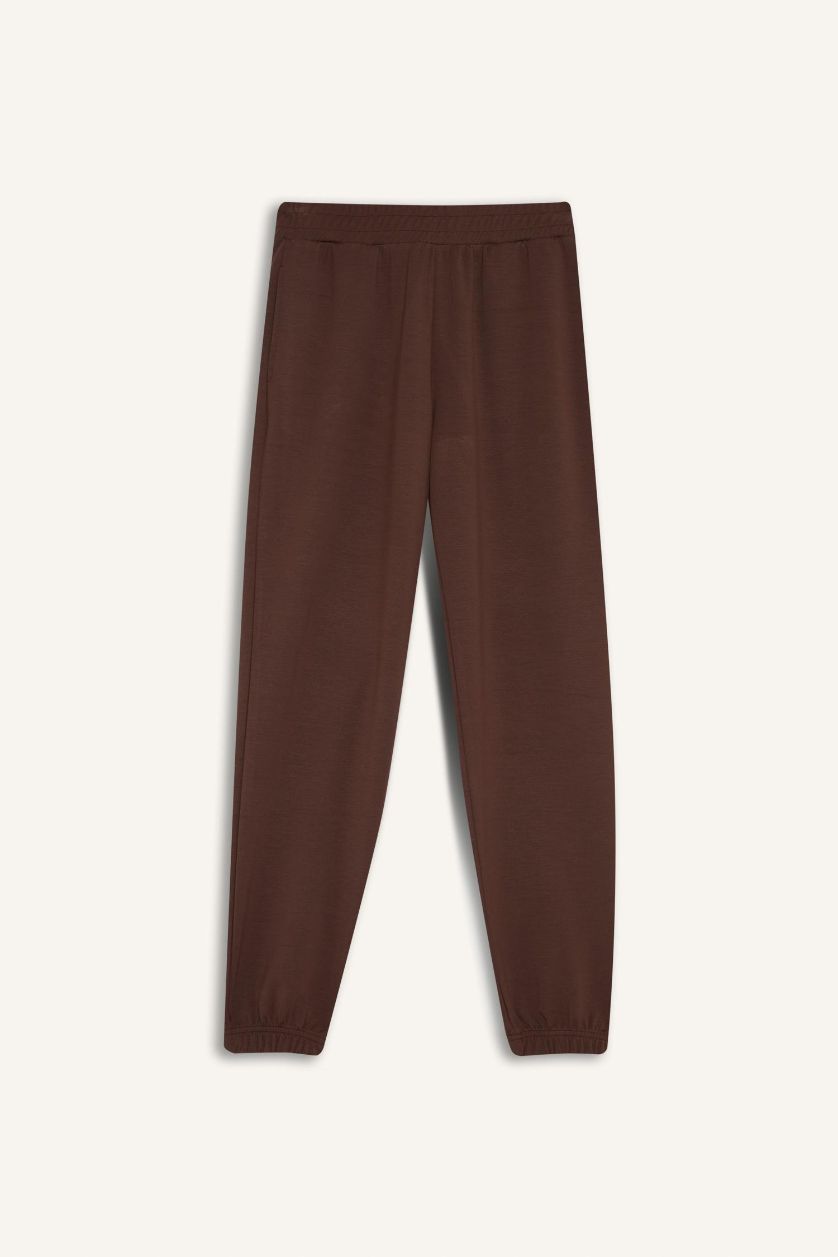 Kadın Kahve Modal Jogger Eşofman Altı