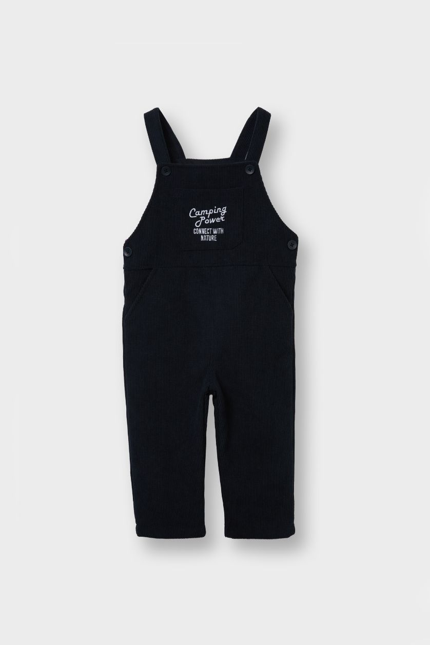 طفل صغير كحلي طقم بيبي اولادي سويت شيرت وسالوبيت - قطعتين