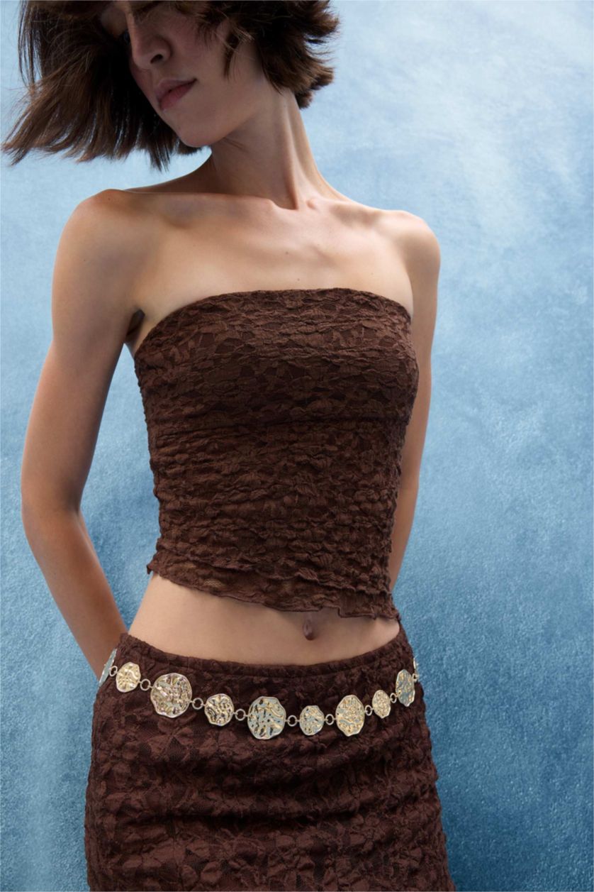 Kadın Altın Kadın Gold Bel Zinciri