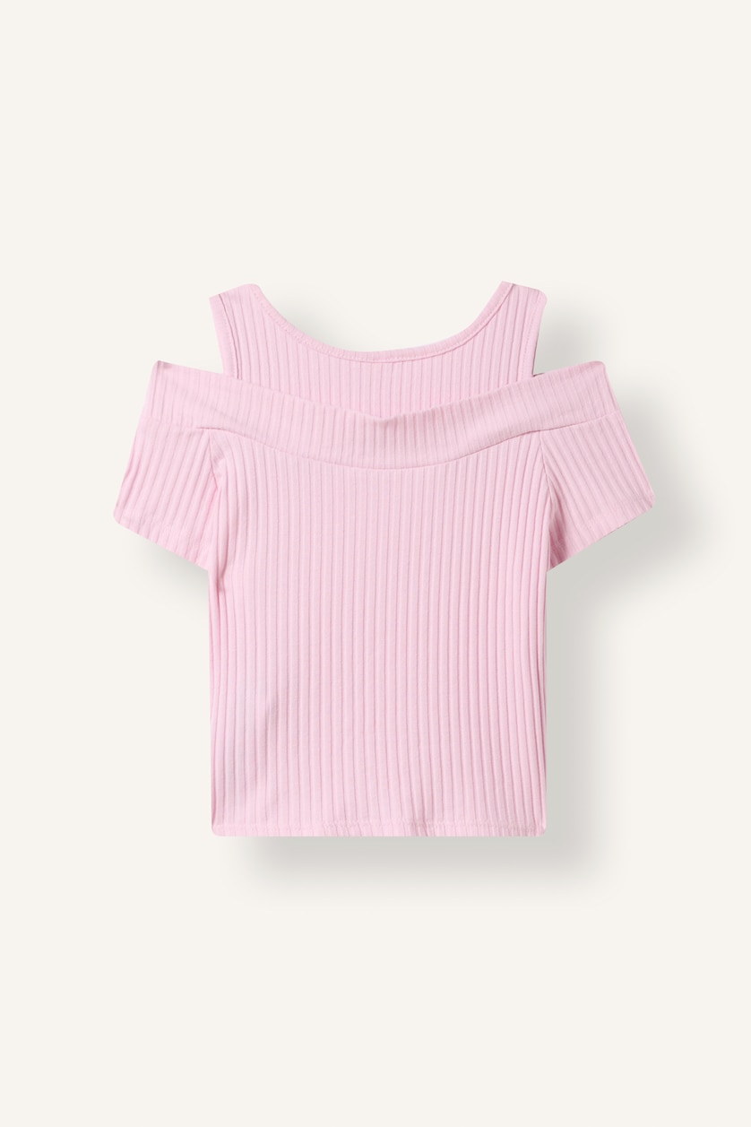Young Girls - Teen Girls Light Pink Girl Short Sleeve T-Shirt