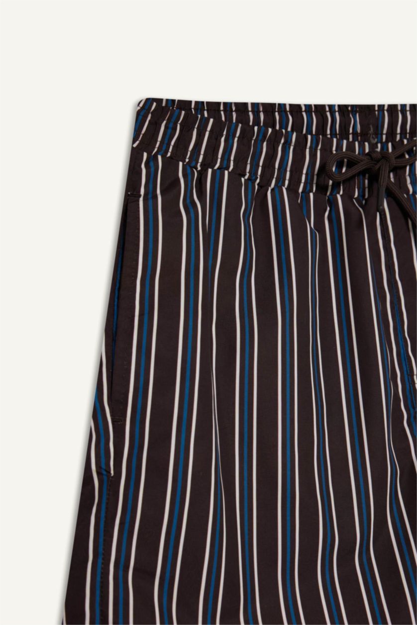 MAN Brown Mesh Lined Micro Swim Shorts