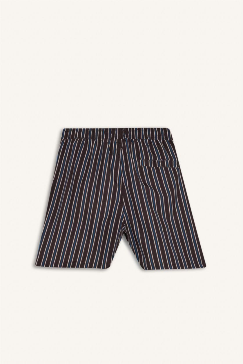 MAN Brown Mesh Lined Micro Swim Shorts