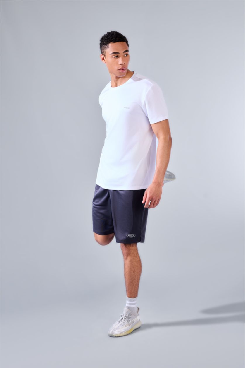 HOMME Anthracite Short de sport Coupe slim
