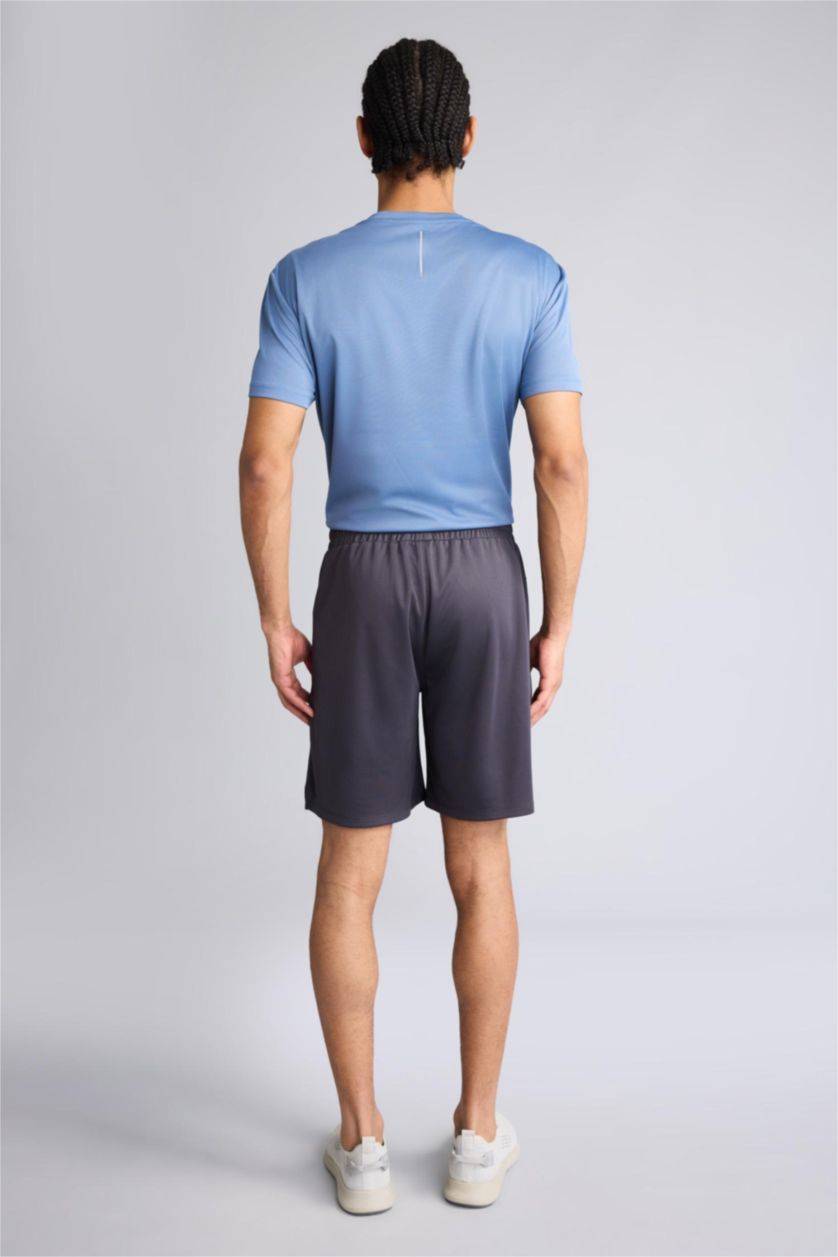 Мужчины Антрацит Спортивные шорты Slim Fit