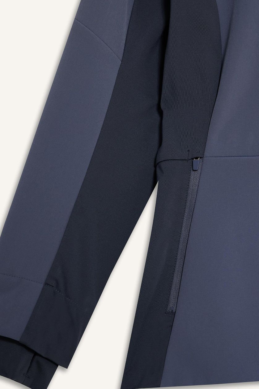 WOMAN Light Indigo Water Repellent Slim Fit Puffer Jacket