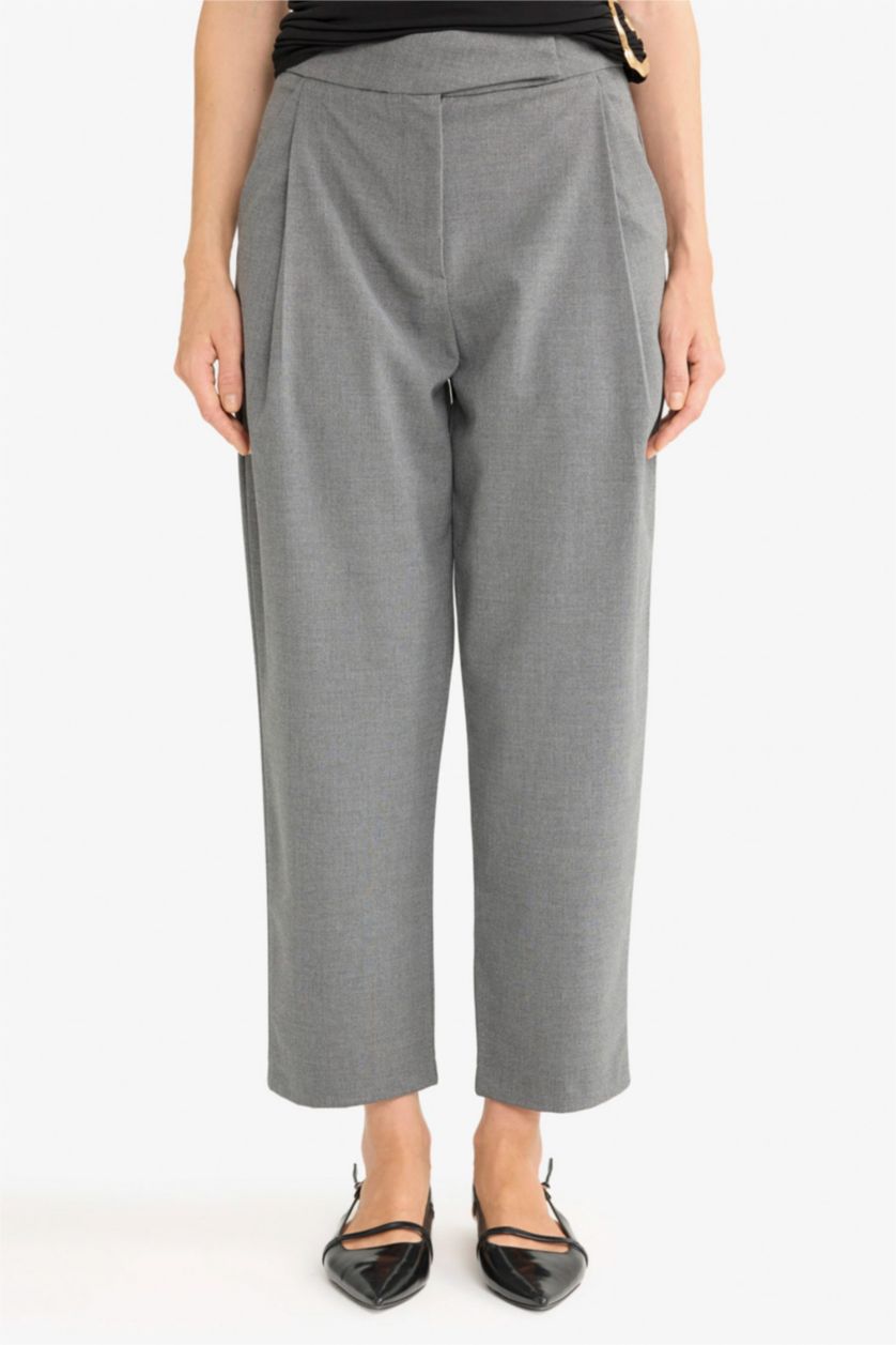 حريمي رمادي بنطلون باريل فيت انكيل قصير