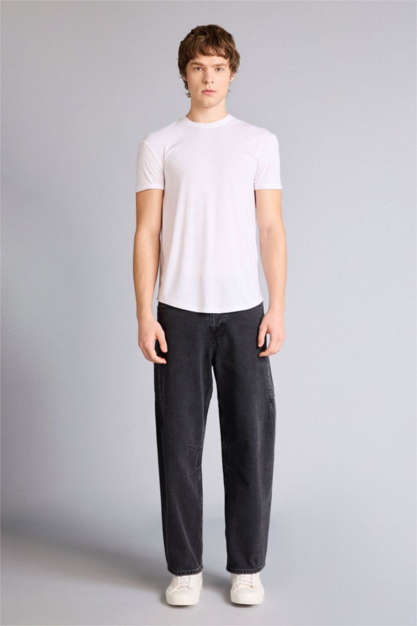 Man Anthracite Trousers