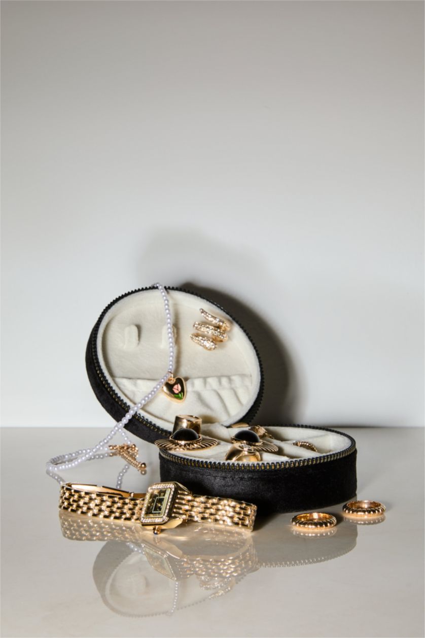 Kadın Siyah Kadın Siyah Takı Kutusu