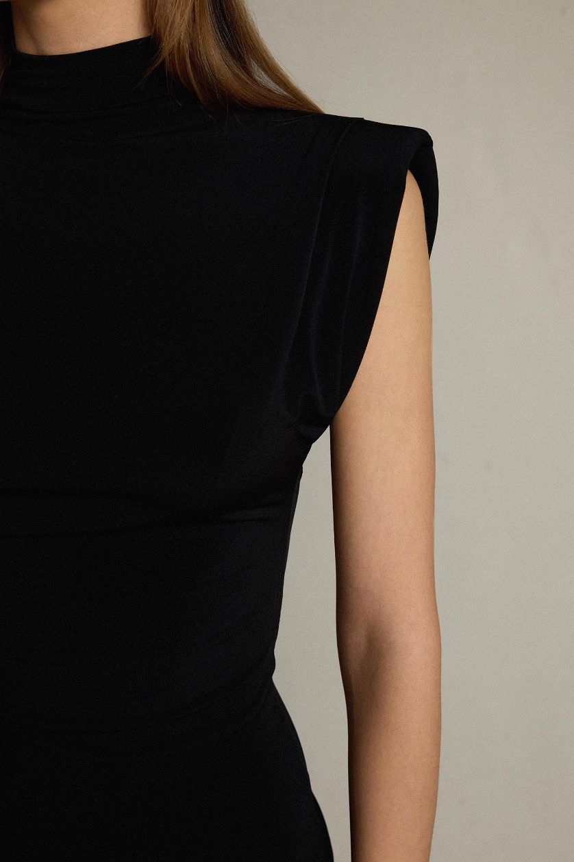 Woman Black Maxi Dress