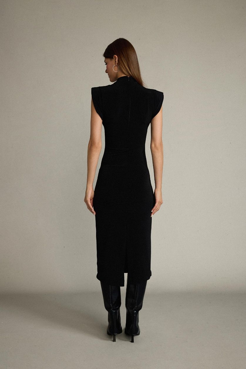 Woman Black Maxi Dress