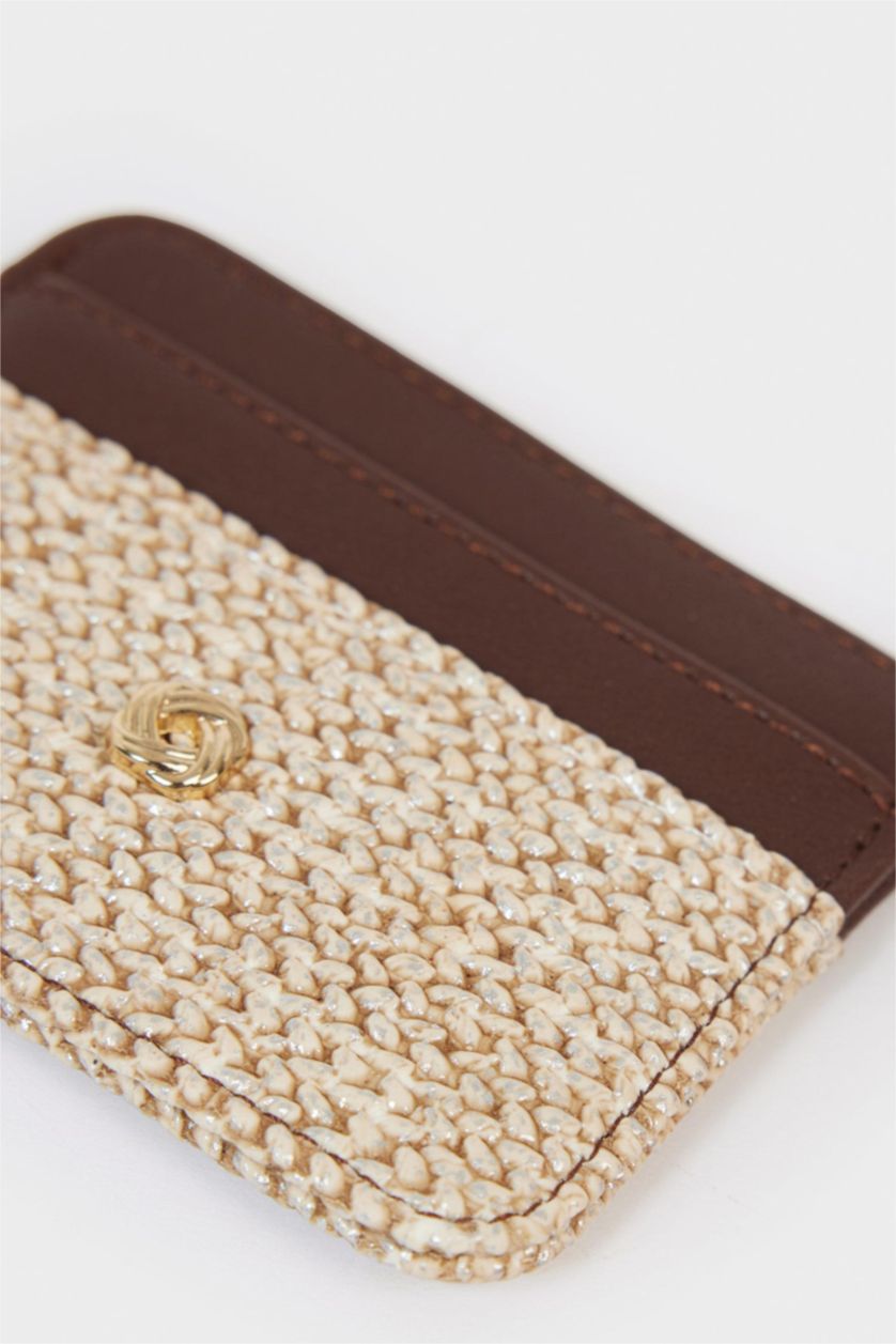 Kadın Koyu Kahve Kadın Suni Deri Kartlık